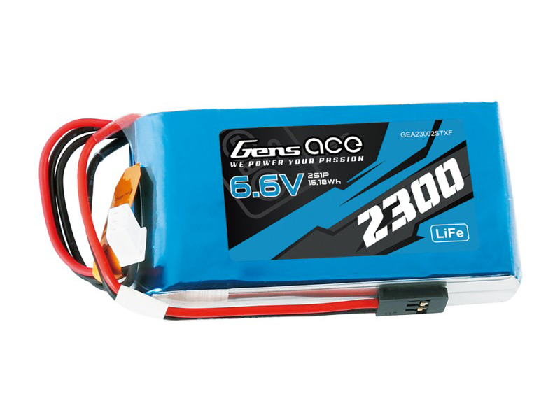 LiFe 2S 6.6V 2300mAh Tx with Futaba-2