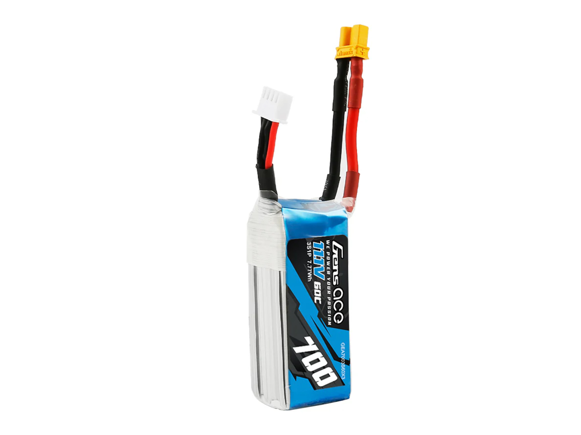 Li-Po 3S 11.1V 700mAh 60C with XT30-4