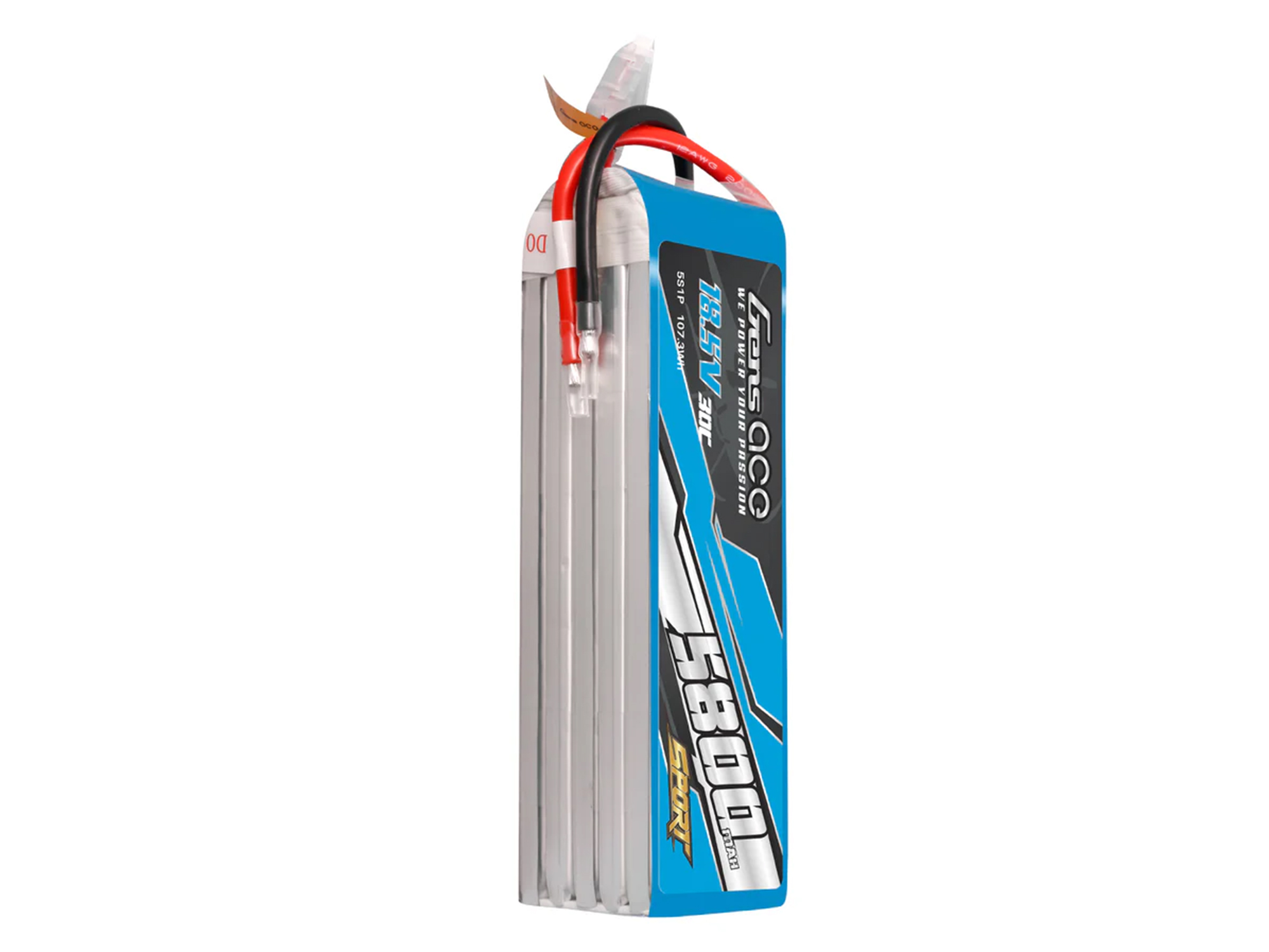 Li-Po Sport 5S 18.5V 5800mAh 30C with No Plug-4