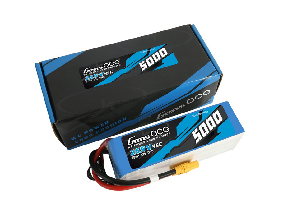 Li-Po 7S 25.9V 5000mAh 45C with XT90-5