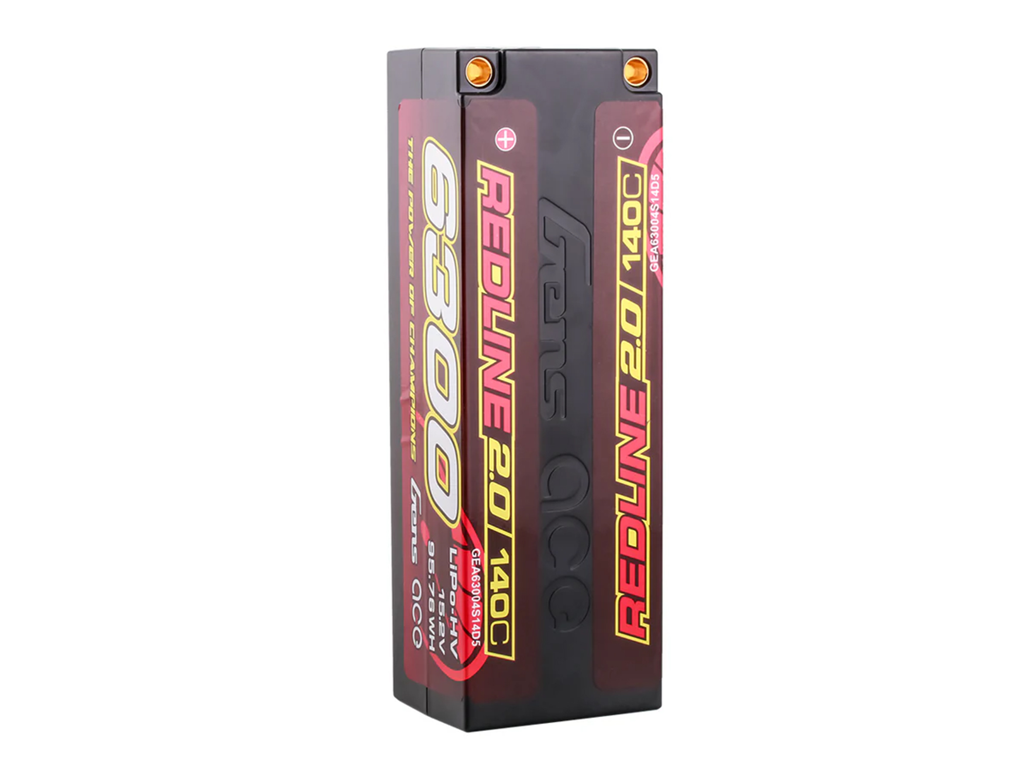 Li-Po HV Car Hard Case 4S1P 15.2V 6300mAh 140C RL2 with 5mm-4