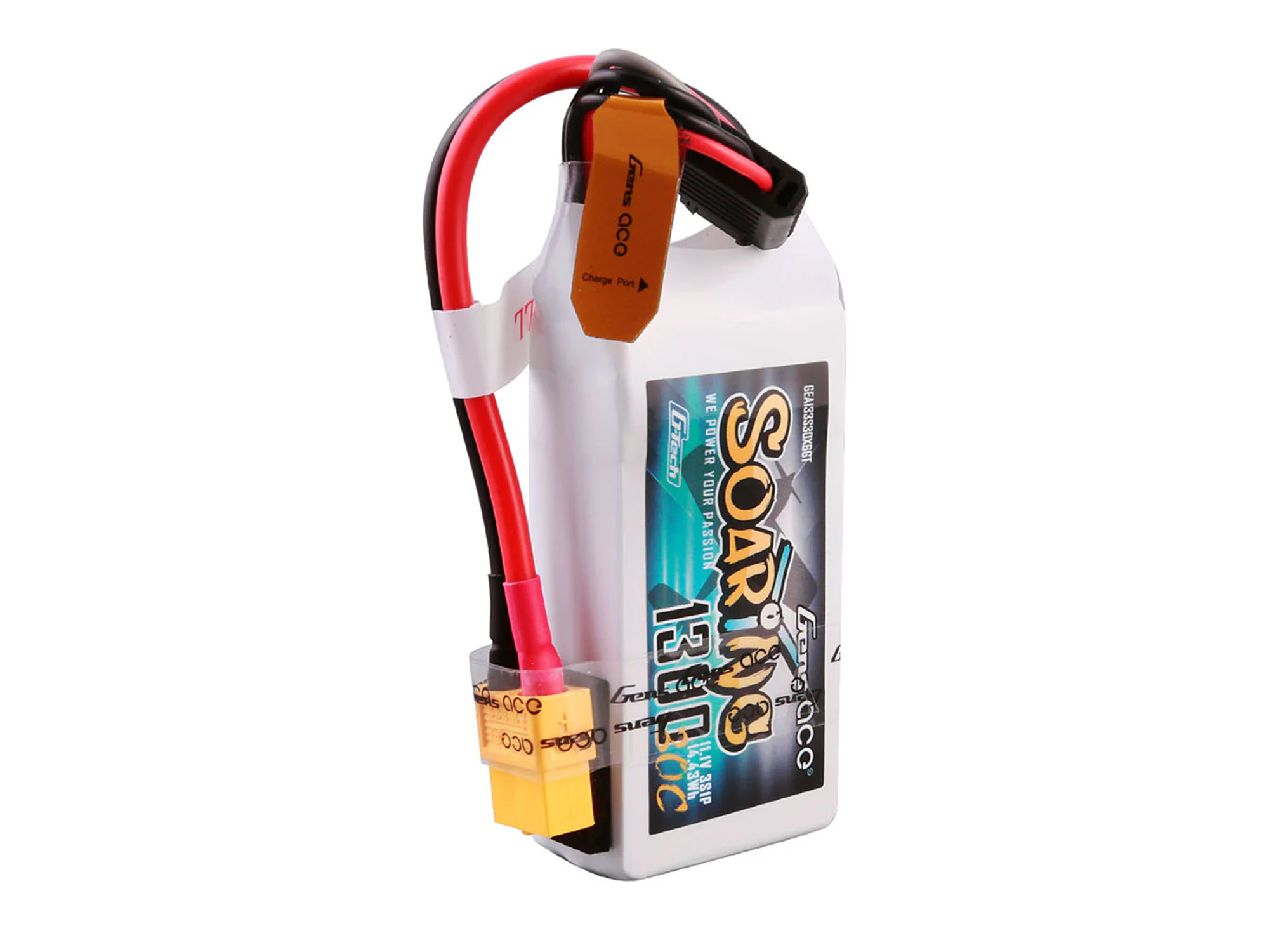 Li-Po G-Tech 3S 11.1V 1300mAh 60C Soaring with XT60-4