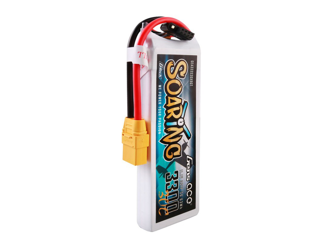 Li-Po G-Tech 3S 11.1V 3300mAh 30C Soaring with XT90-4