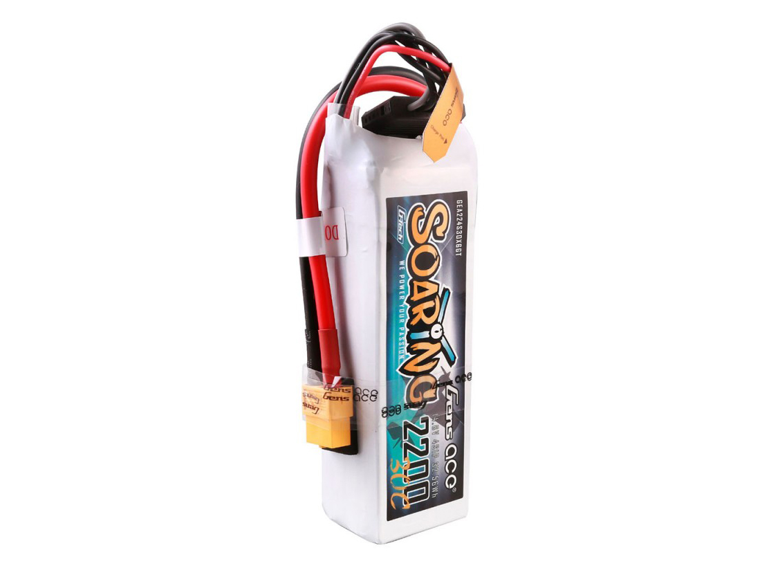 Li-Po G-Tech 4S 14.8V 2200mAh 30C Soaring with XT60-3