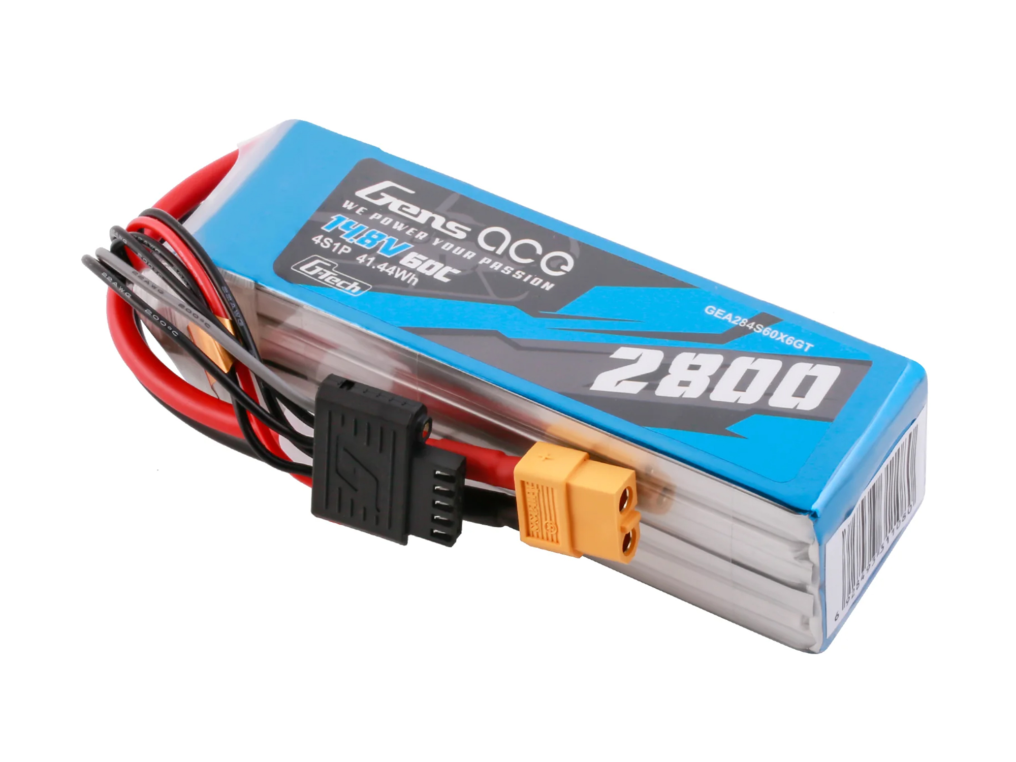 Li-Po G-Tech 4S 14.8V 2800mAh 60C with XT60-3