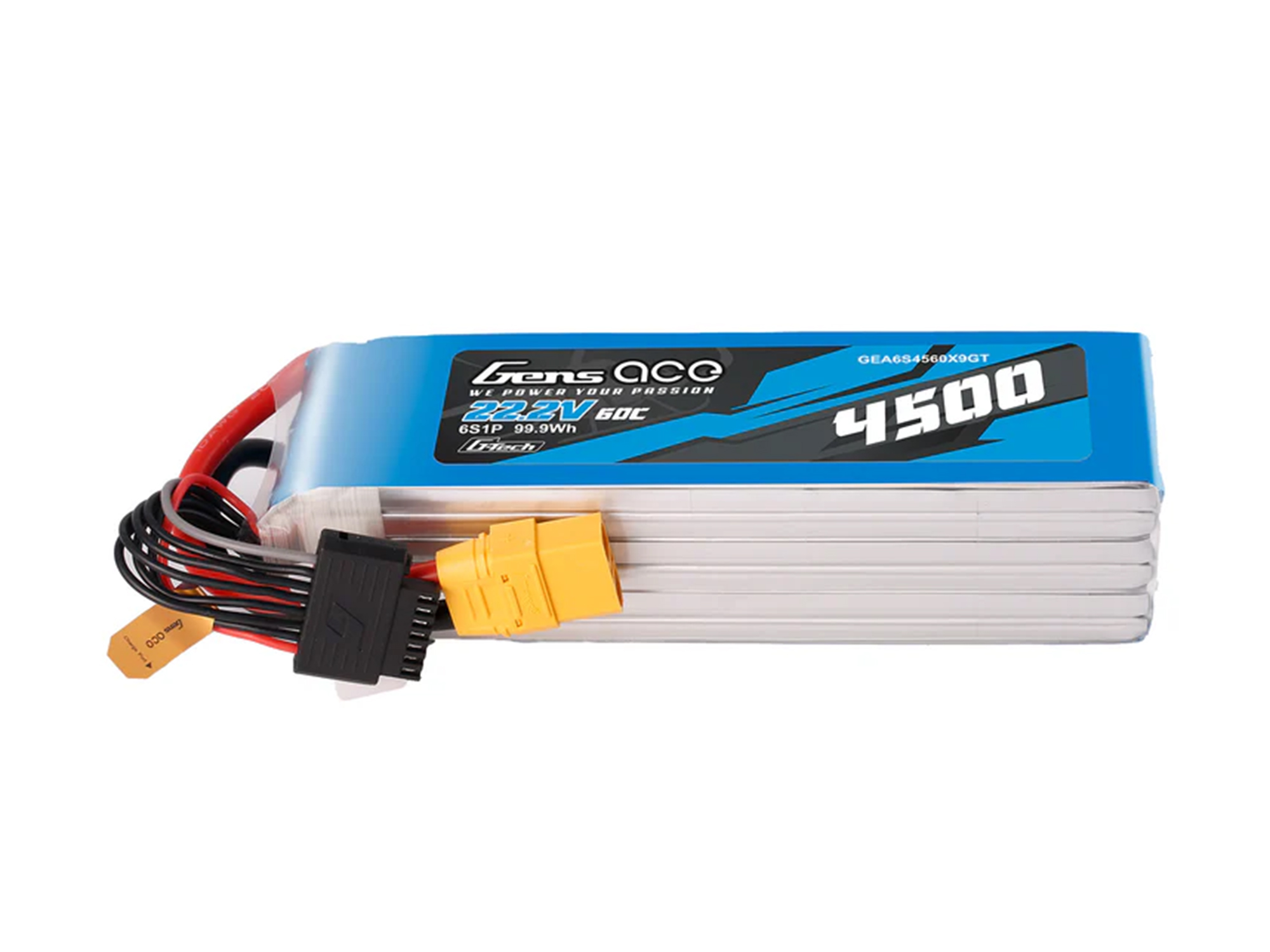 Li-Po G-Tech 6S 22.2V 4500mAh 60C with XT90-3