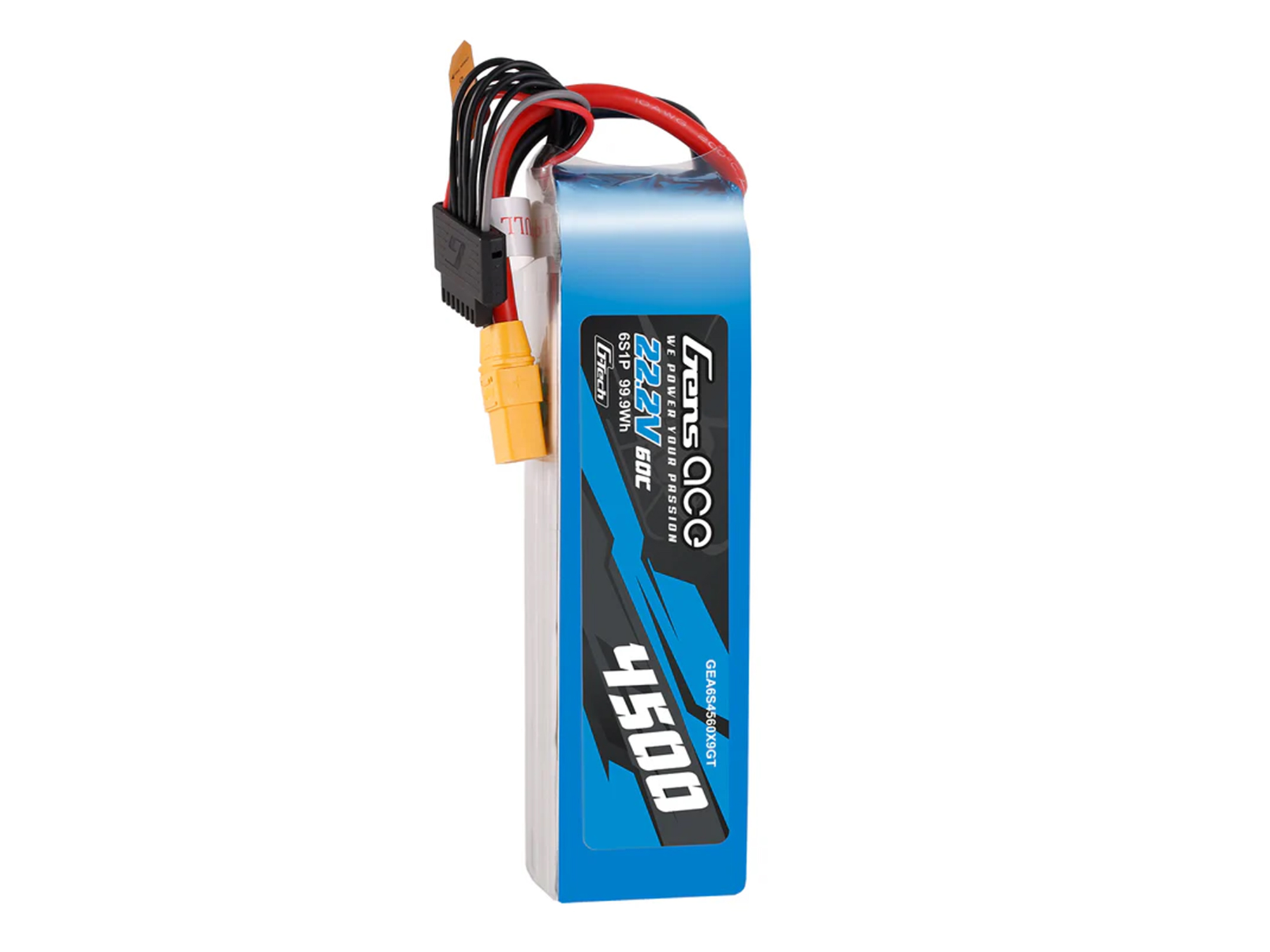 Li-Po G-Tech 6S 22.2V 4500mAh 60C with XT90-4