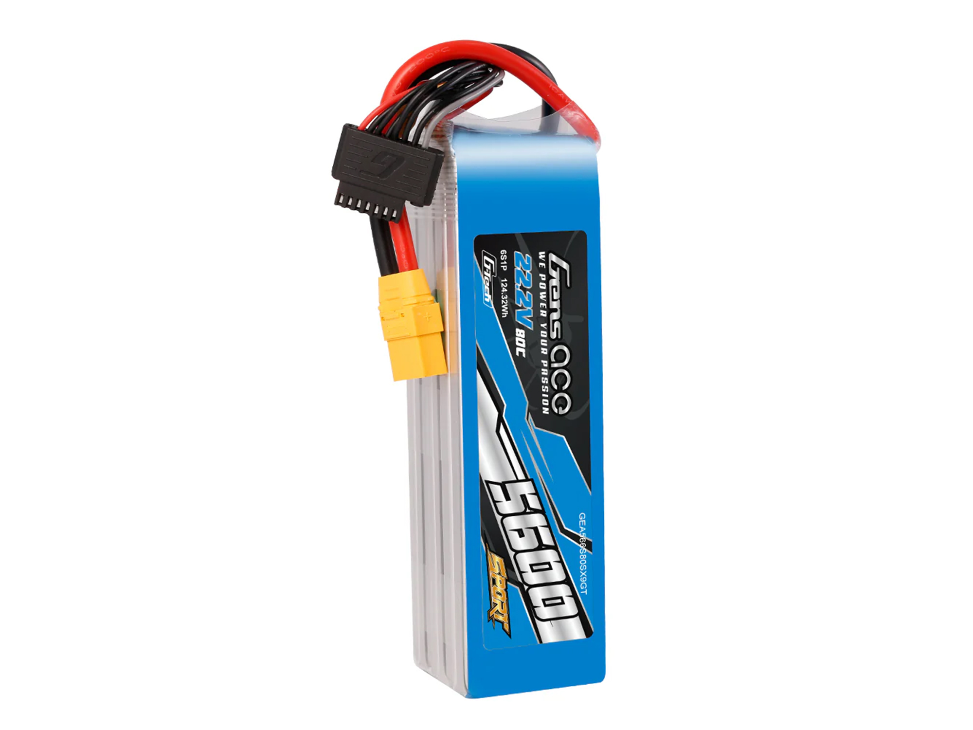 Li-Po G-Tech SPORT 6S 22.2V 5600mAh 80C with XT90-4