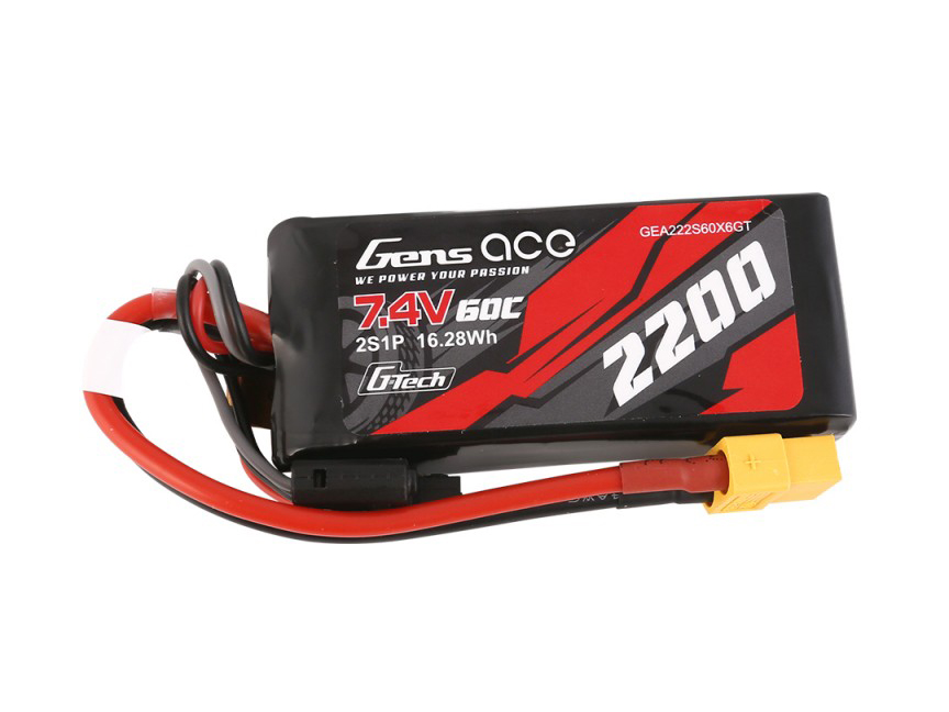 Li-Po Car G-Tech 2S 7.4V 2200mah 60C with XT60-3