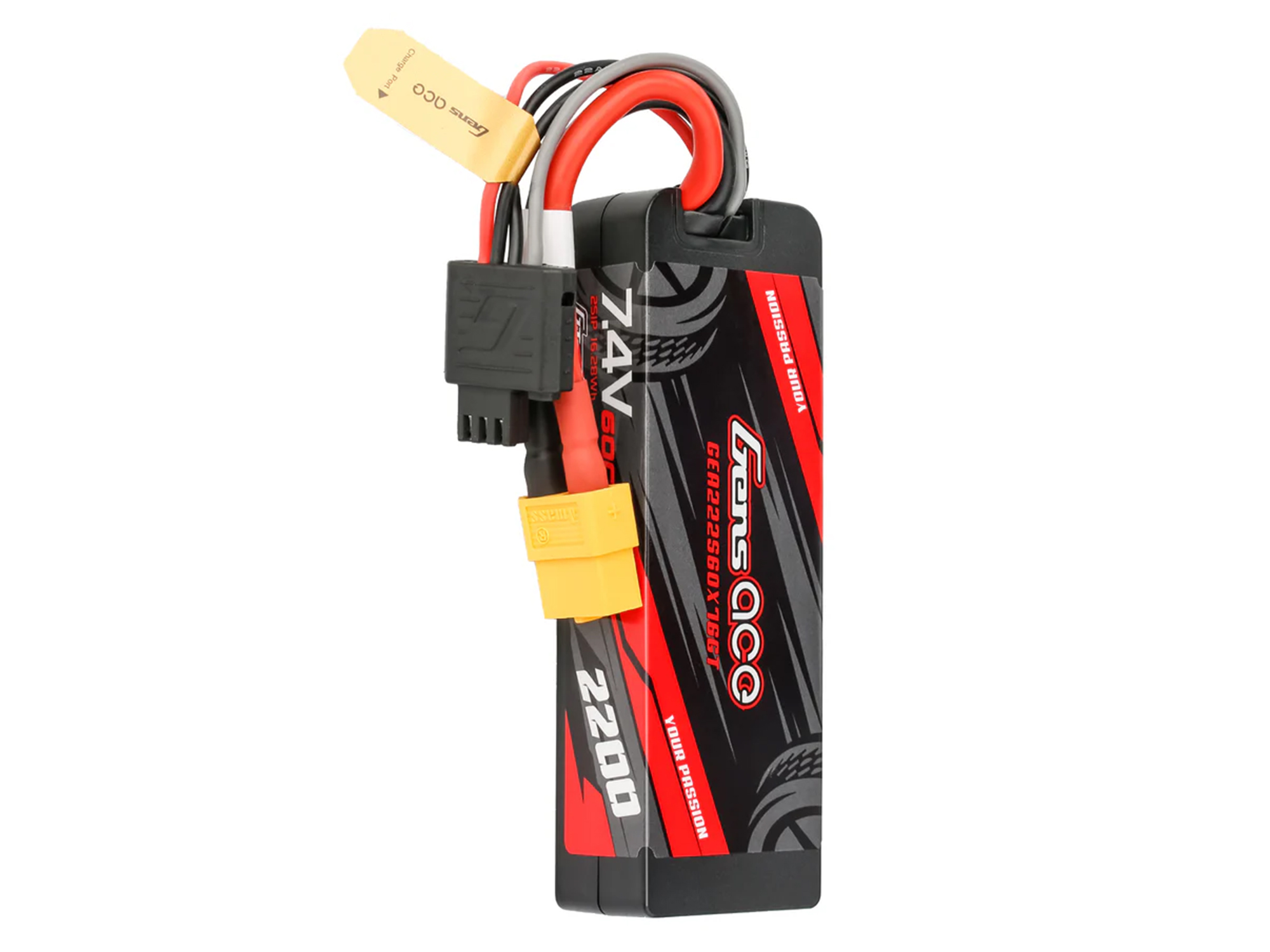 Li-Po Car Hard Case G-Tech 2S 7.4V 2200mAh 60C with XT60-4