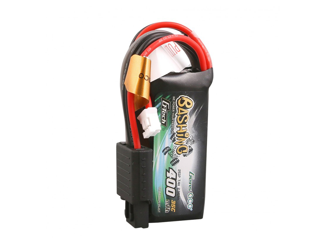 Gens Ace LiPo G-Tech Car 2S 7.4V 400mAh 35C with JST (SCX24)-4