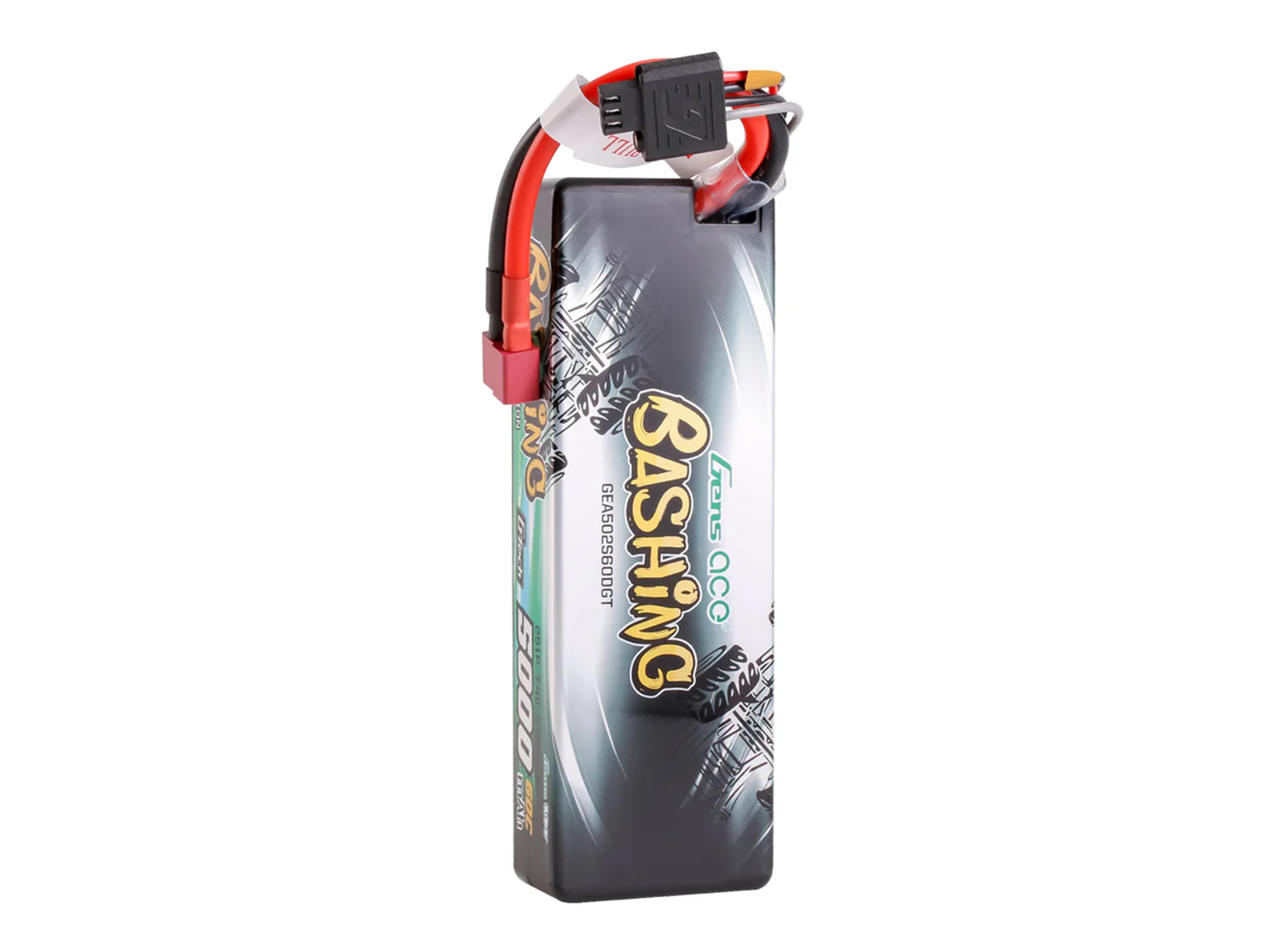 Li-Po G-Tech Car Hard Case 2S 7.4V 5000mAh 60C with T-Type-4