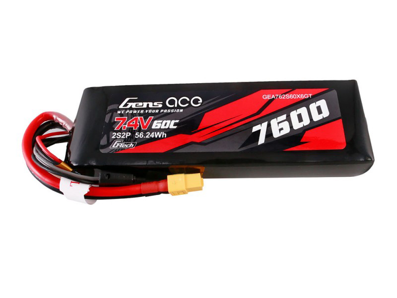 Li-Po G-Tech Car 2S 7.4V 7600mah 60C with XT60-3