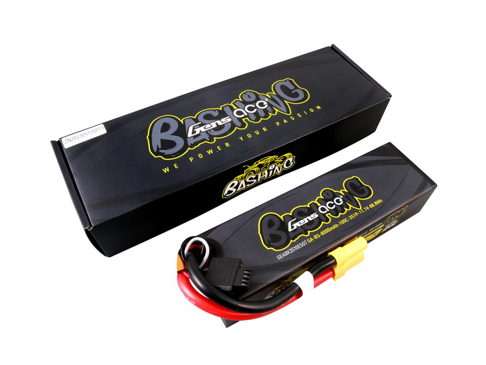 Li-Po Car G-Tech 3S 11.1V 8000mAh 100C Bashing with EC5-4