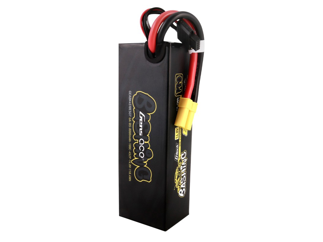 Li-Po Car G-Tech 4S2P 14.8V 8000mAh 100C Bashing with EC5-3