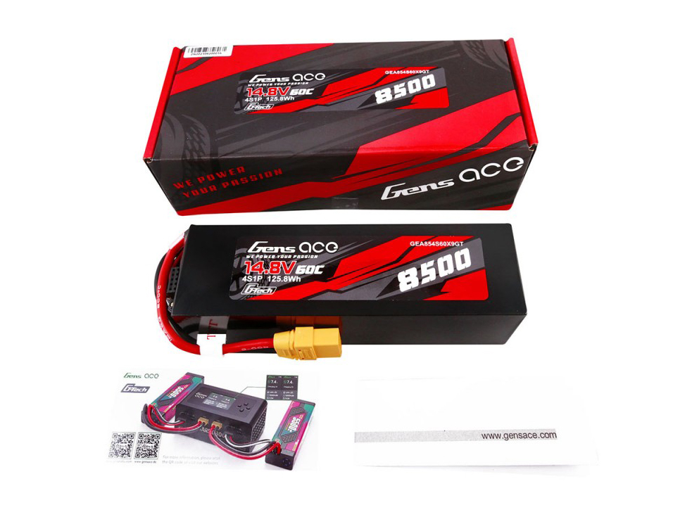 Li-Po Car G-Tech 4S 14.8V 8500mAh 60C with XT90-5