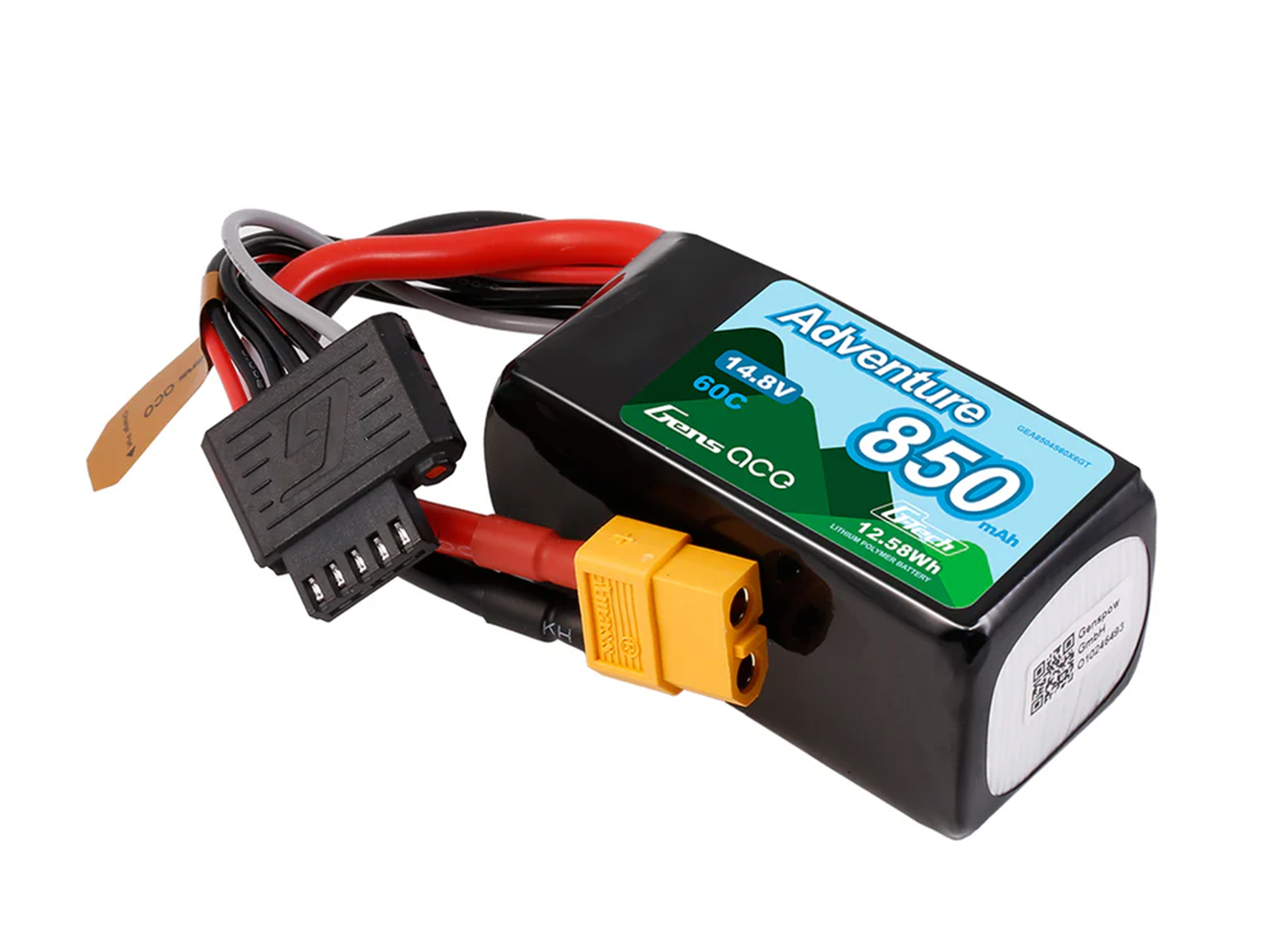 Li-Po Car G-Tech 4S 14.8V 850mAh 60C Crawling with XT60-2