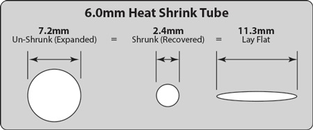 Heat Shrink (1m Red/1m Black) 6.0mm-3