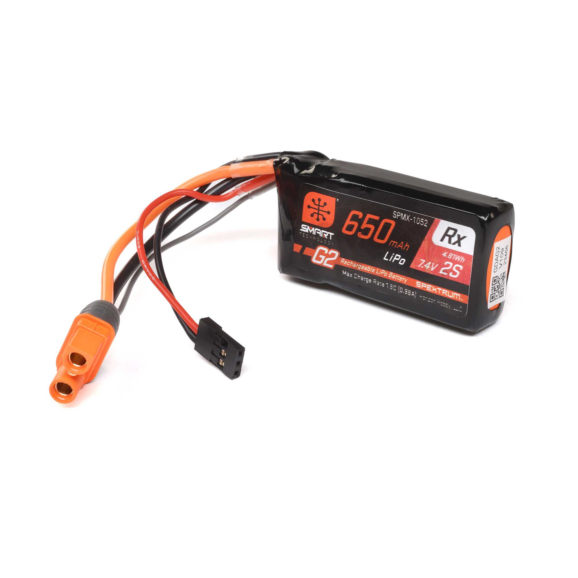 74v-650mah-2s-15c-smart-g2-receiver-lipo-battery-ic3