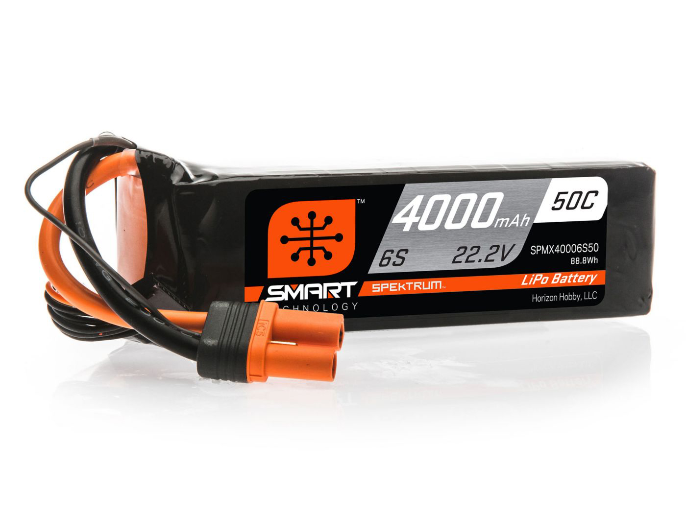 Spektrum 4000mAh 6S 22.2V SMART G2 50C IC5-3