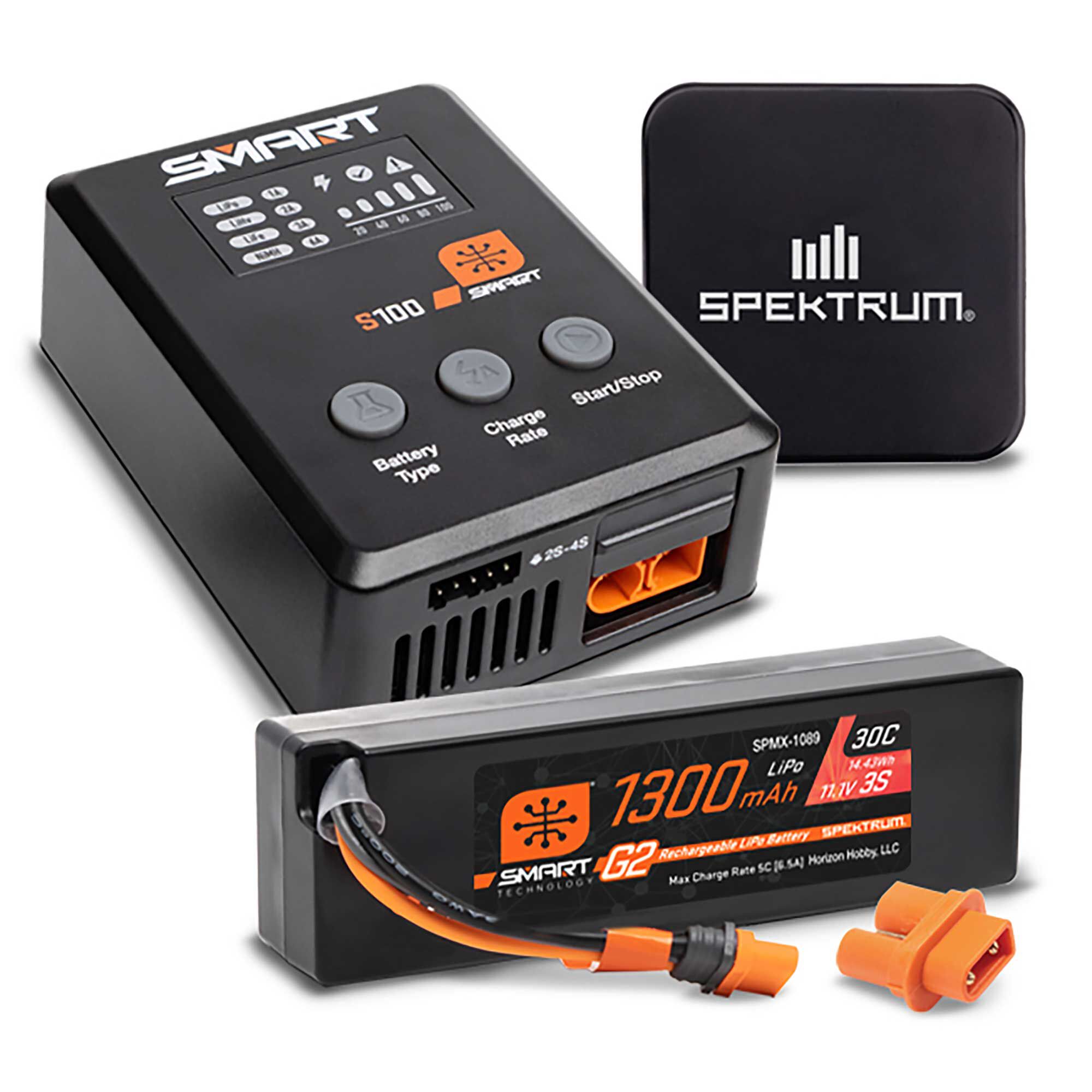 Smart Powerstage Bundle: 1300mAh 3S 30C LiPo Battery (IC2) /