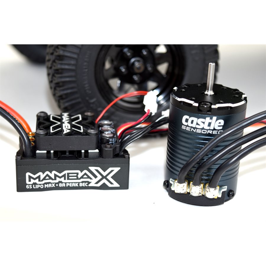 Mamba X, Sensored, 25.2V WP Esc & 1406-2280kV Combo(Crawler)-2