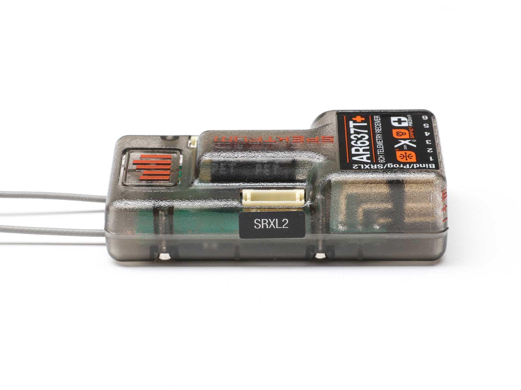 AR637T+ DSMX 6-Channel AS3X+ & SAFE Telemetry Receiver-6