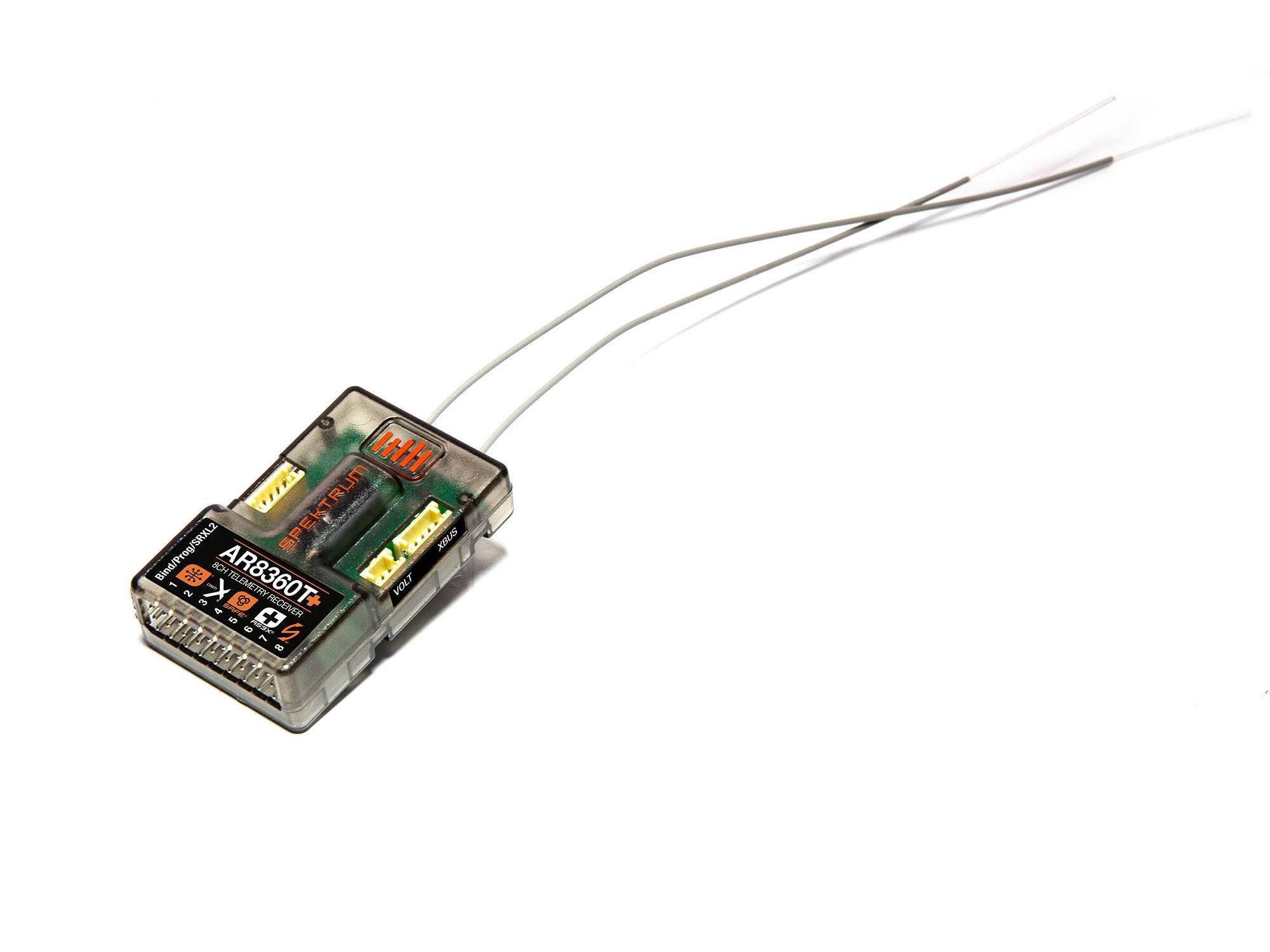 AR8360T+ DSMX 8-Channel AS3X+ & SAFE Telemetry Receiver
