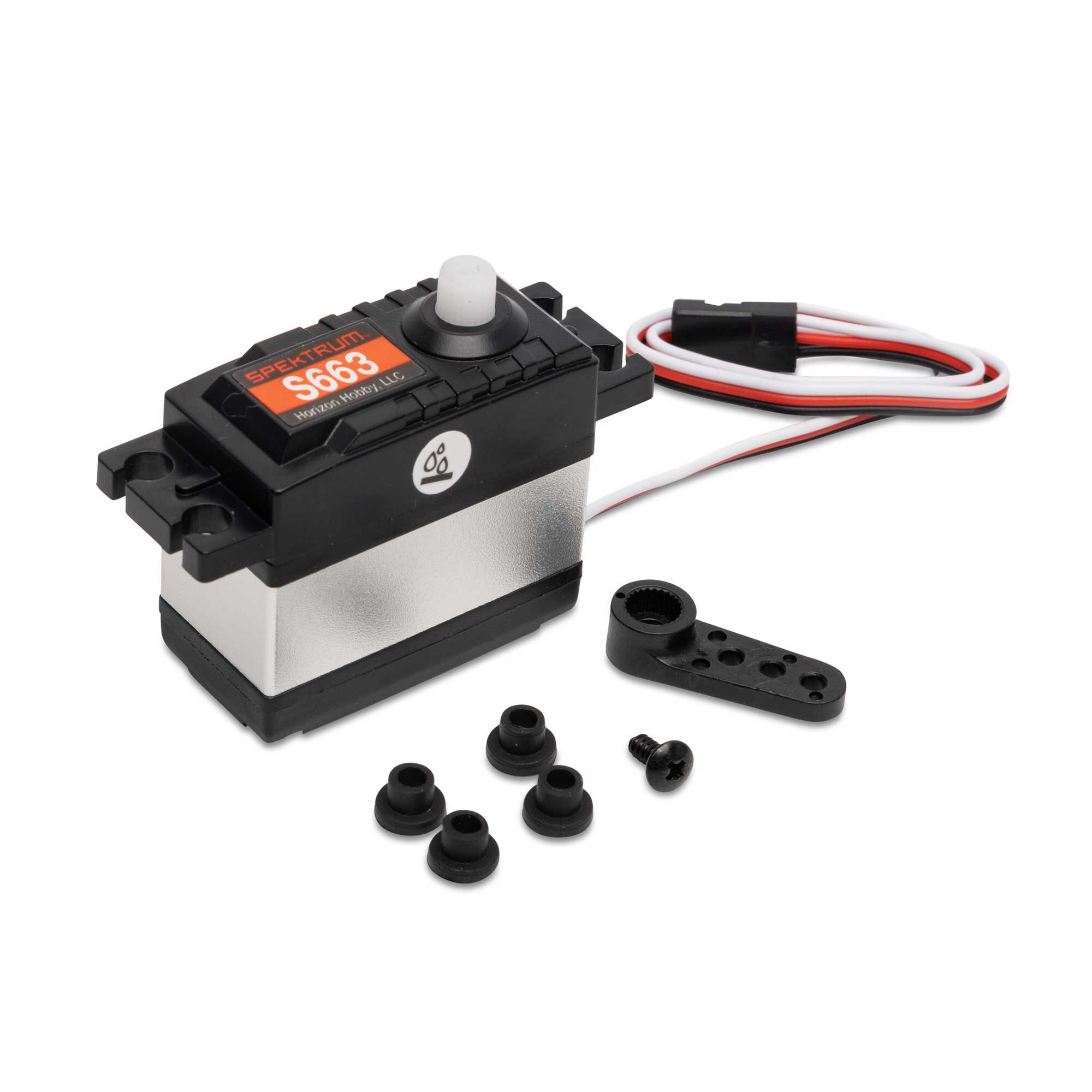 S663 Standard Waterproof Plastic Gear Servo, 25T-2