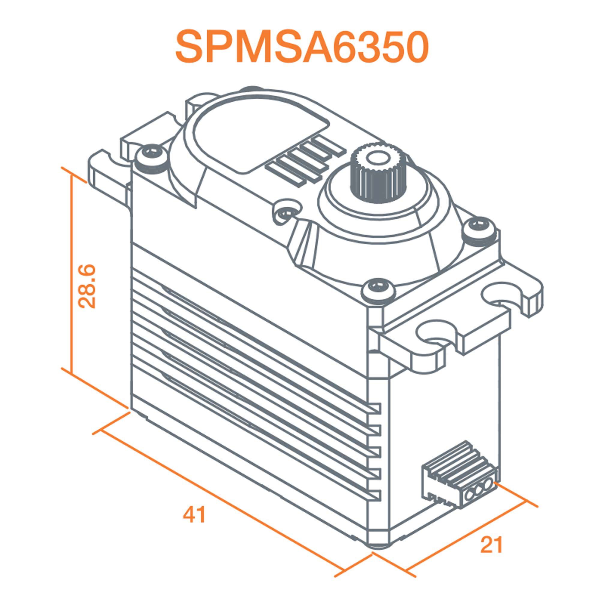 A6350 Ultra Torque / High Speed Brushless HV Servo-4