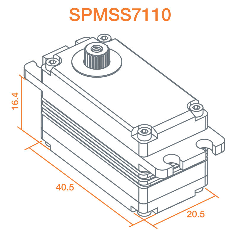 S7110 Servo Winch: 1/10 Rock Crawlers-3