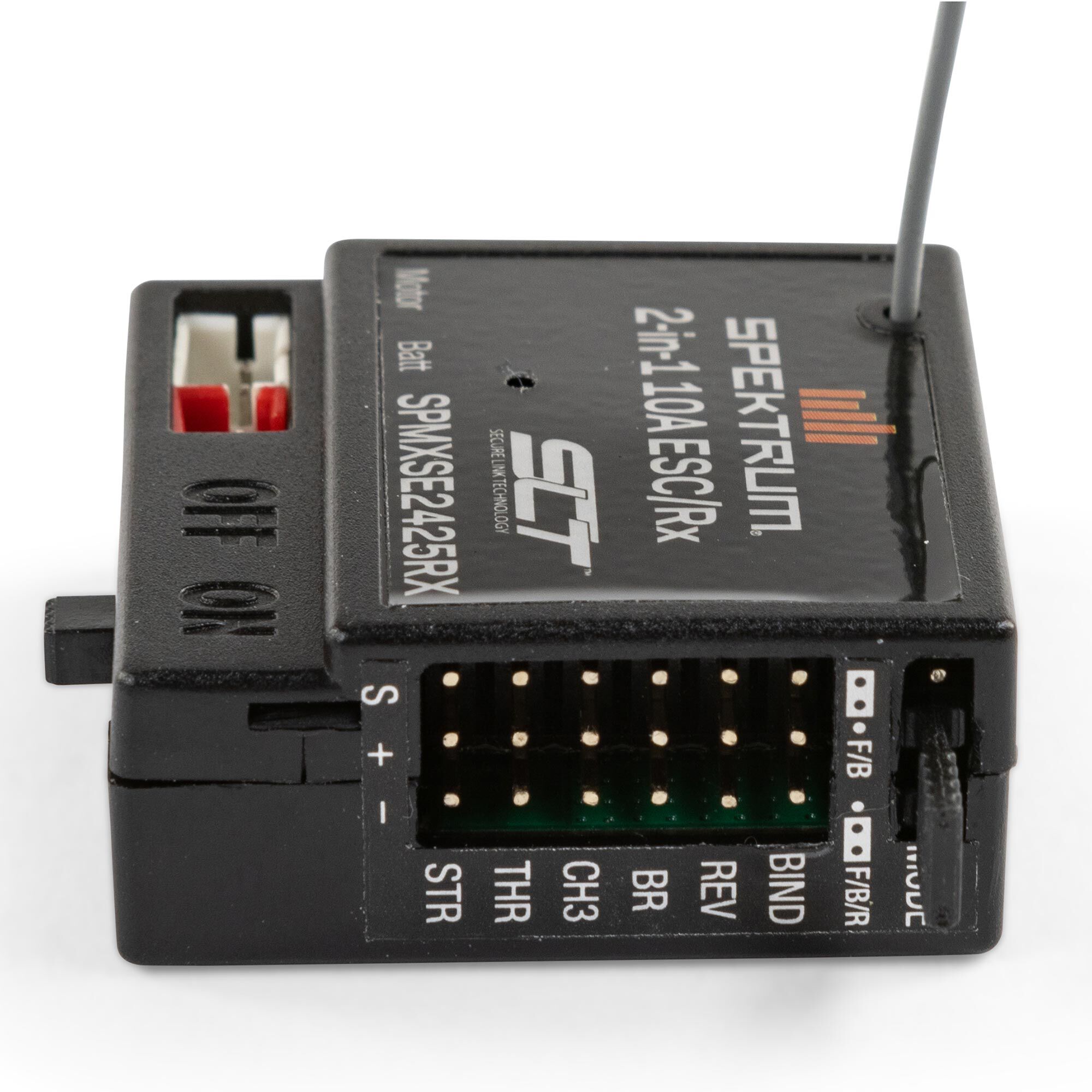Spektrum 10 Amp Brushed 2-in-1 ESC / SLT Receiver Combo P-SPMXSE2425RX-6