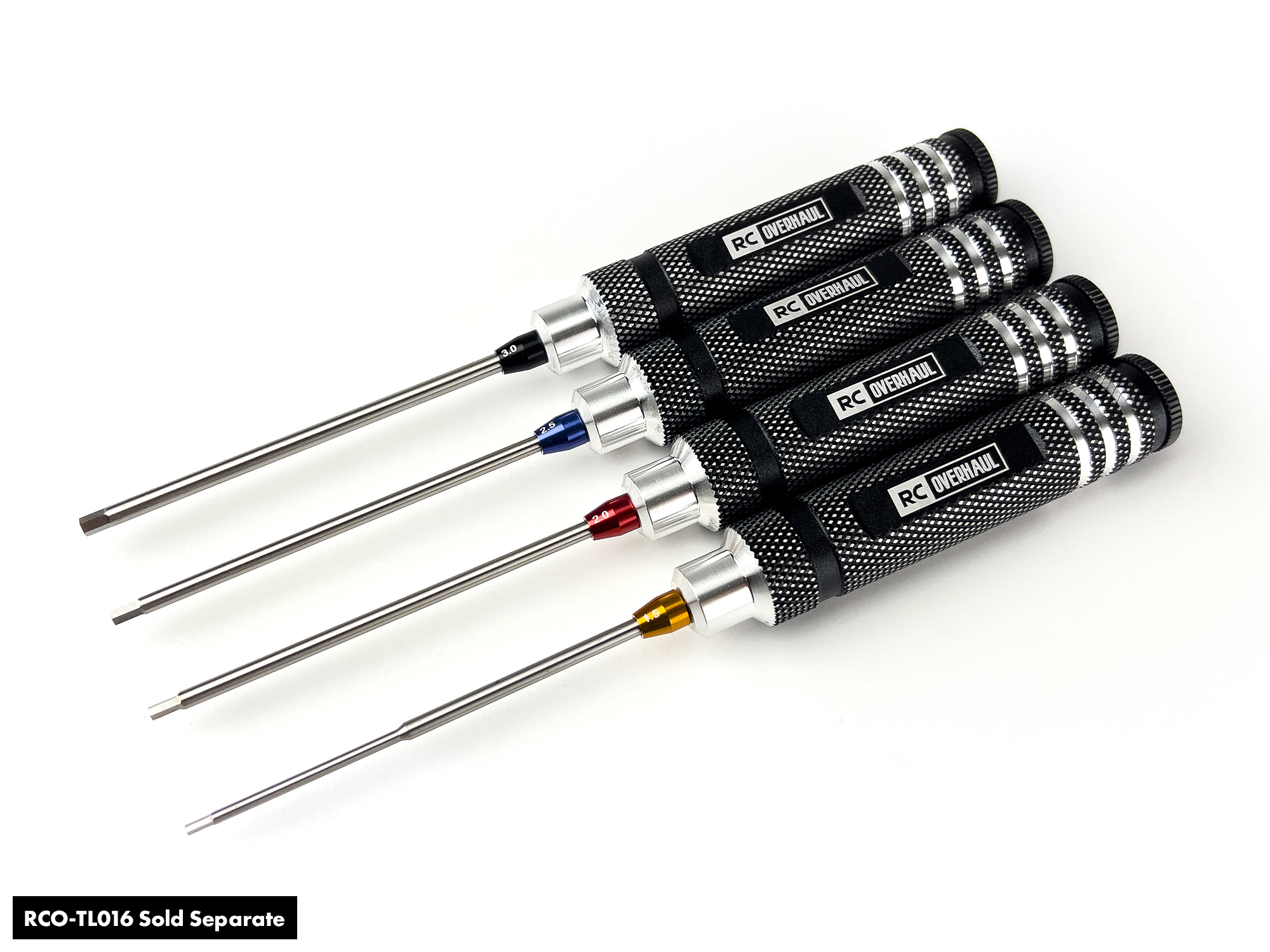 RC Overhaul Hex Driver Set 1.5/2/2.5/3mm Black-7
