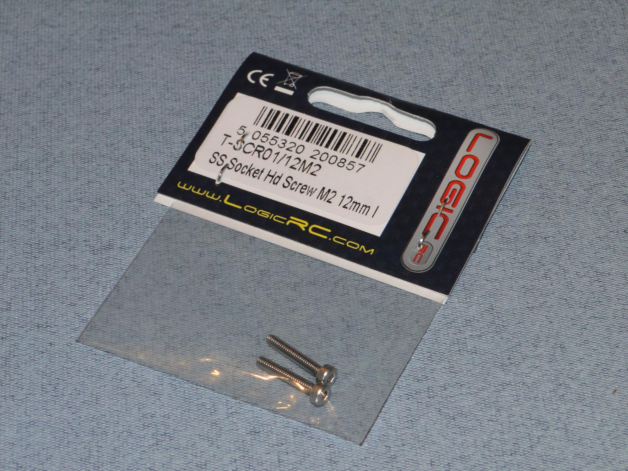 SS Socket Hd Screw M2 12mm Pk2-2