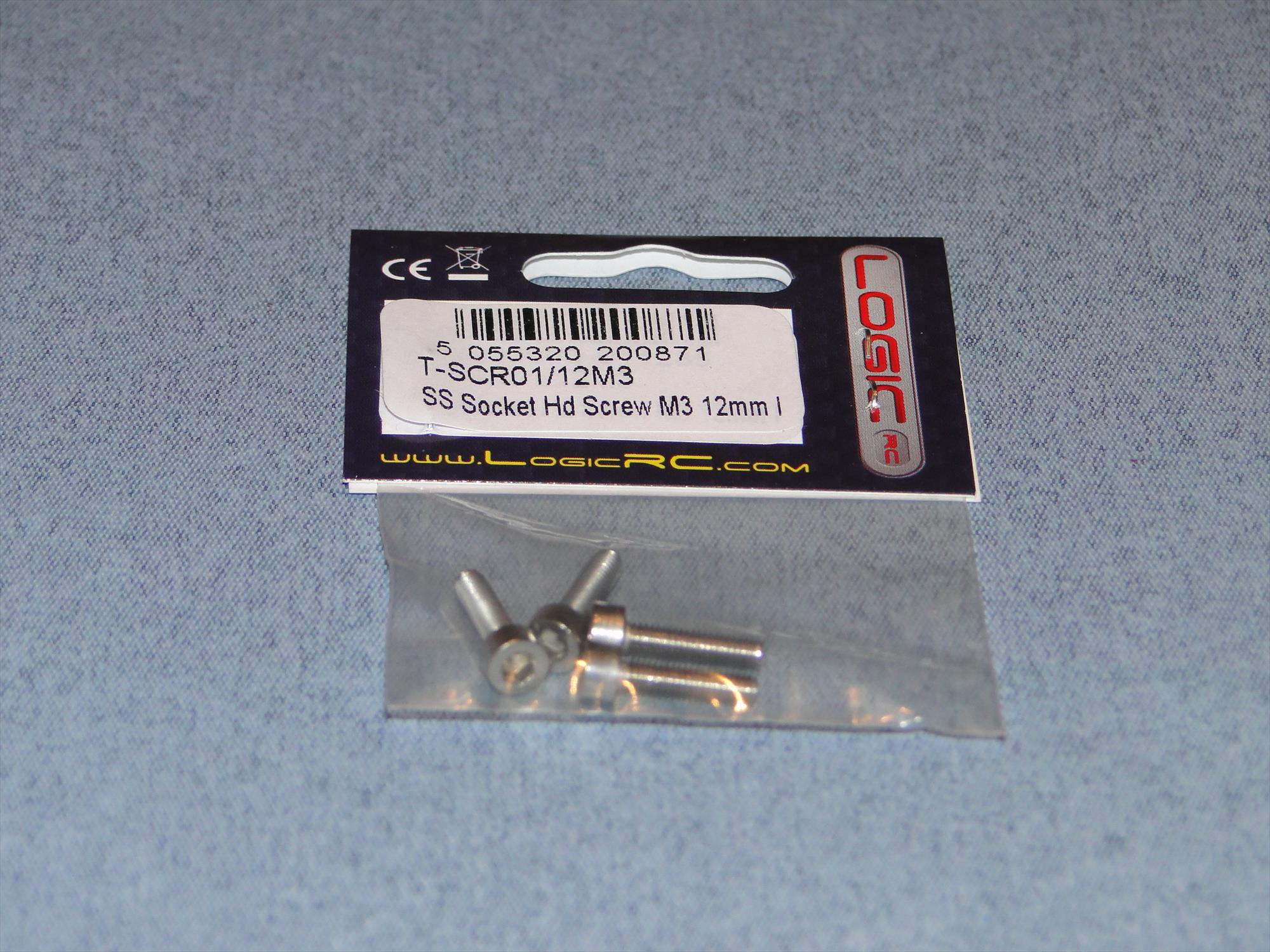 SS Socket Hd Screw M3 12mm Pk4-2