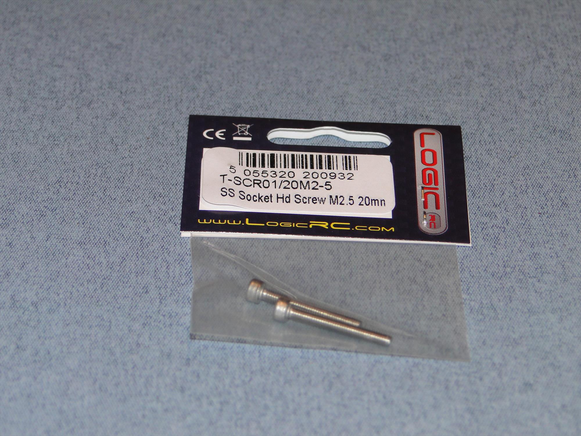SS Socket Hd Screw M2.5 20mm Pk2-2