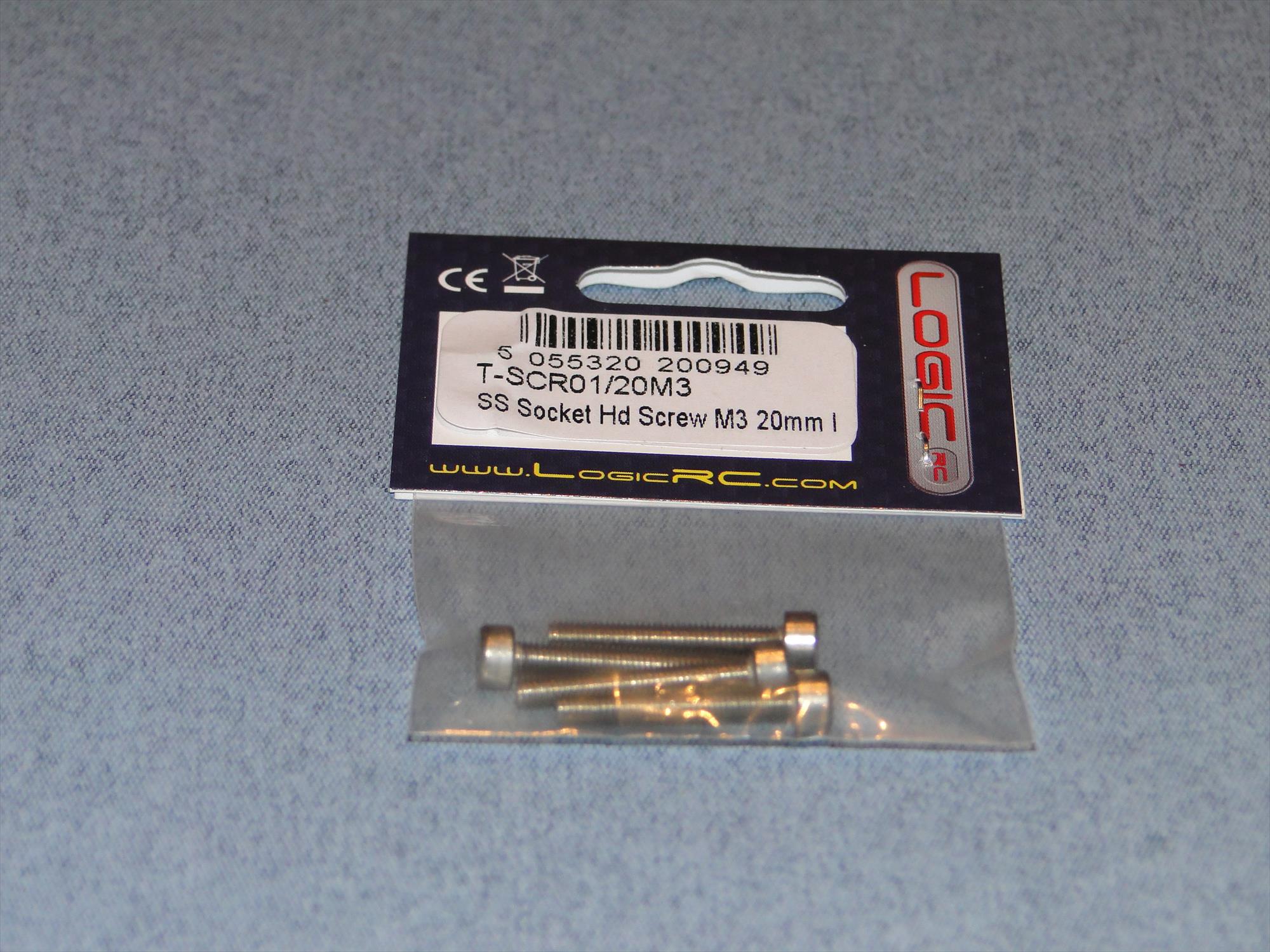 SS Socket Hd Screw M3 20mm Pk4-2
