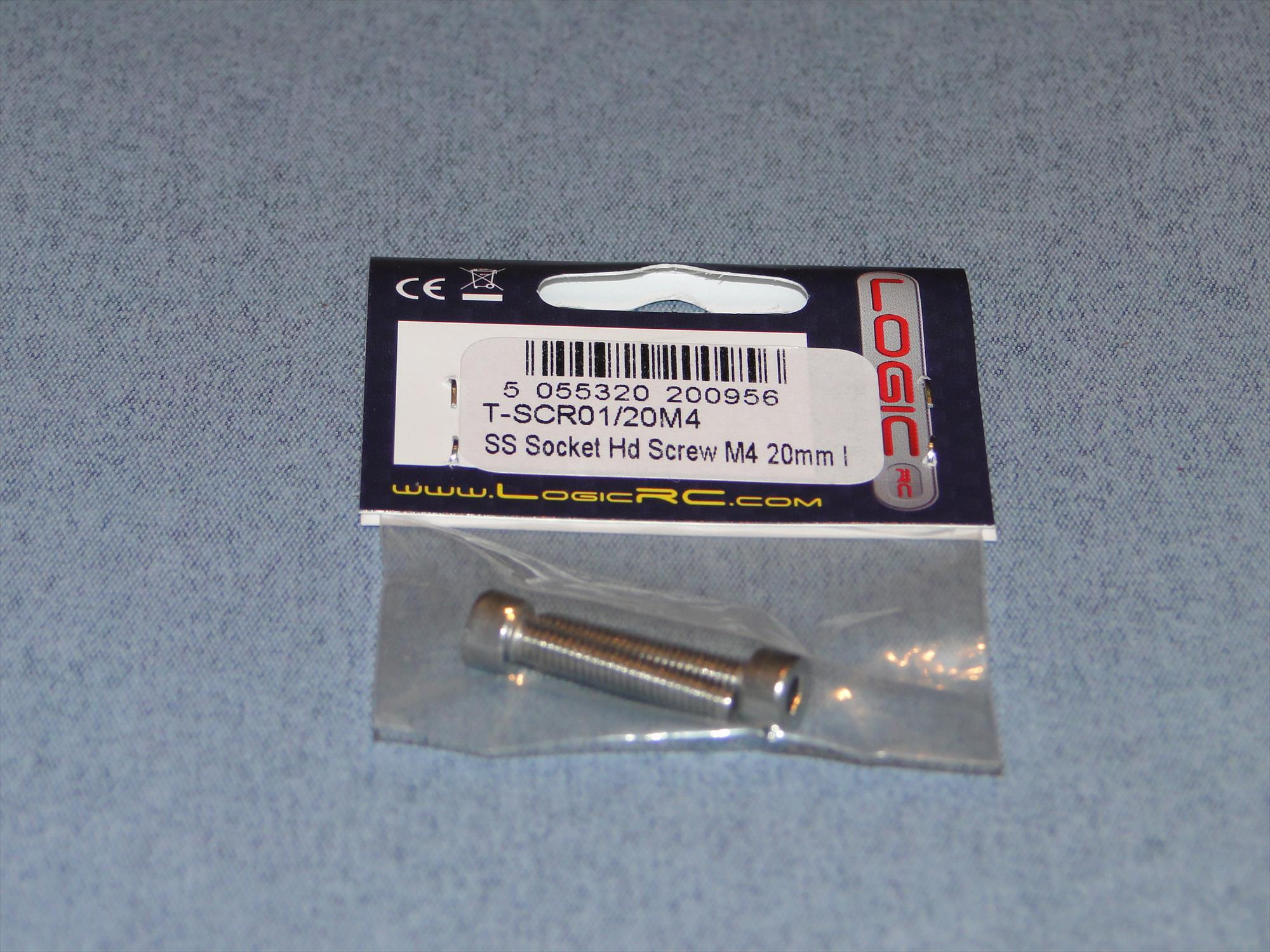 SS Socket Hd Screw M4 20mm Pk2-2