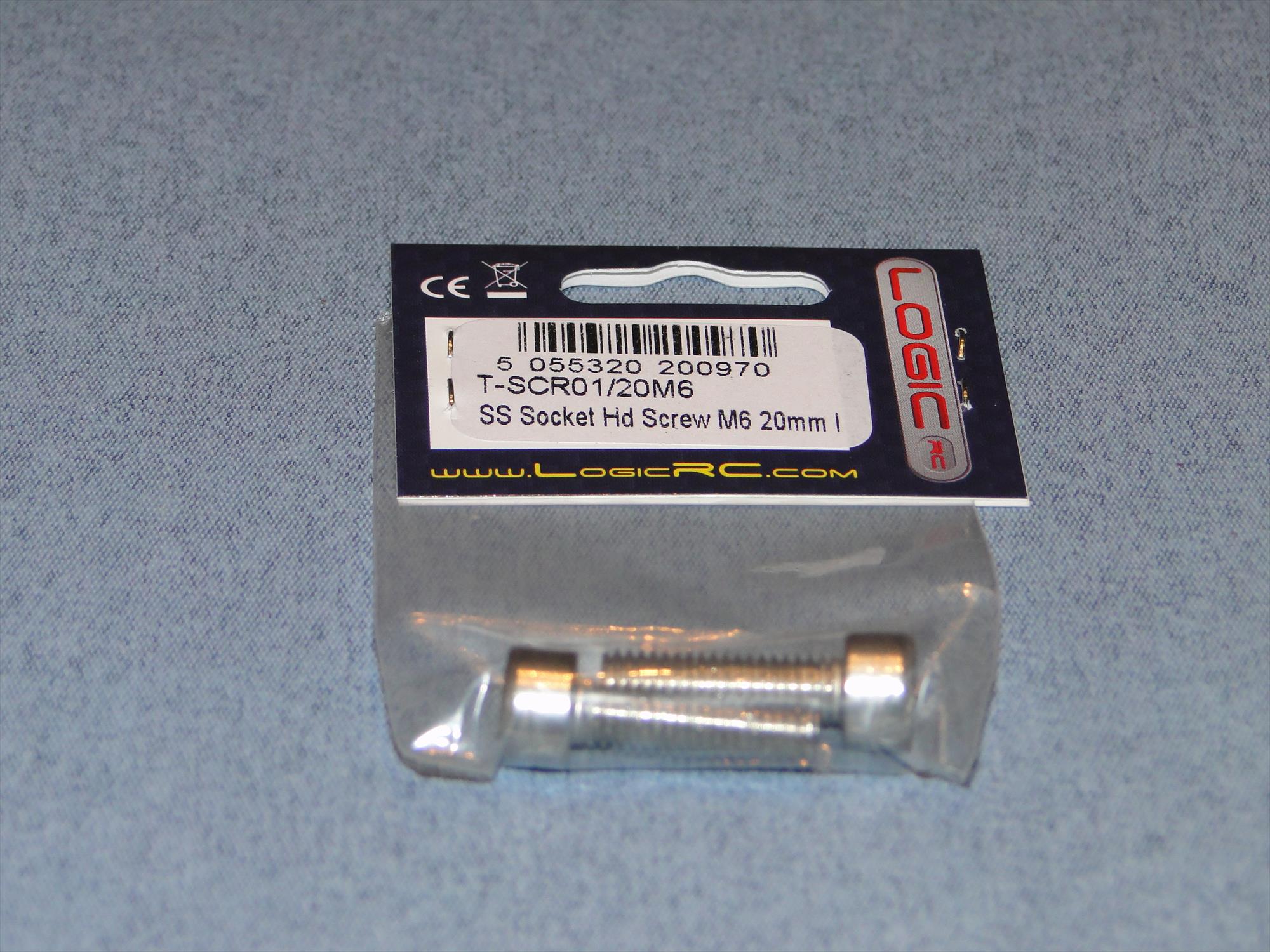 SS Socket Hd Screw M6 20mm Pk2-2