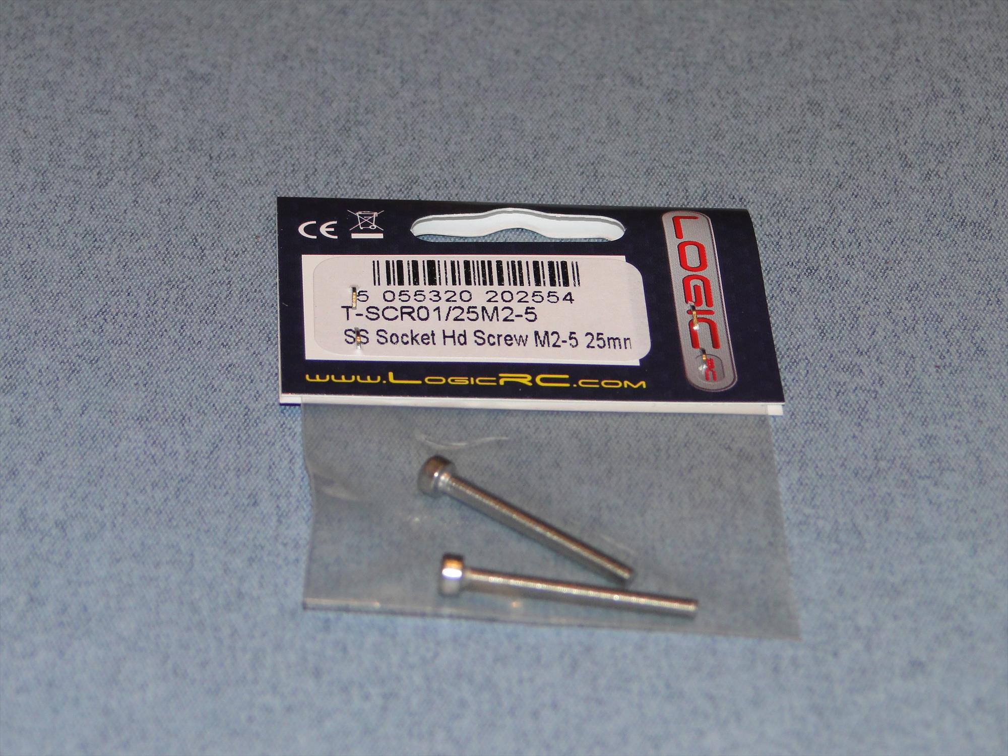 SS Socket Hd Screw M2.5 25mm Pk2-2