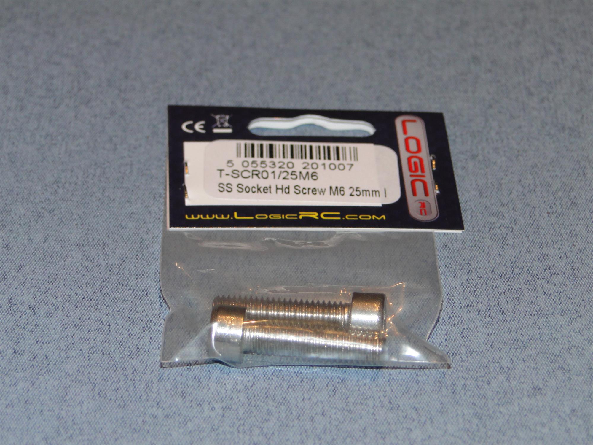 SS Socket Hd Screw M6 25mm Pk2-2