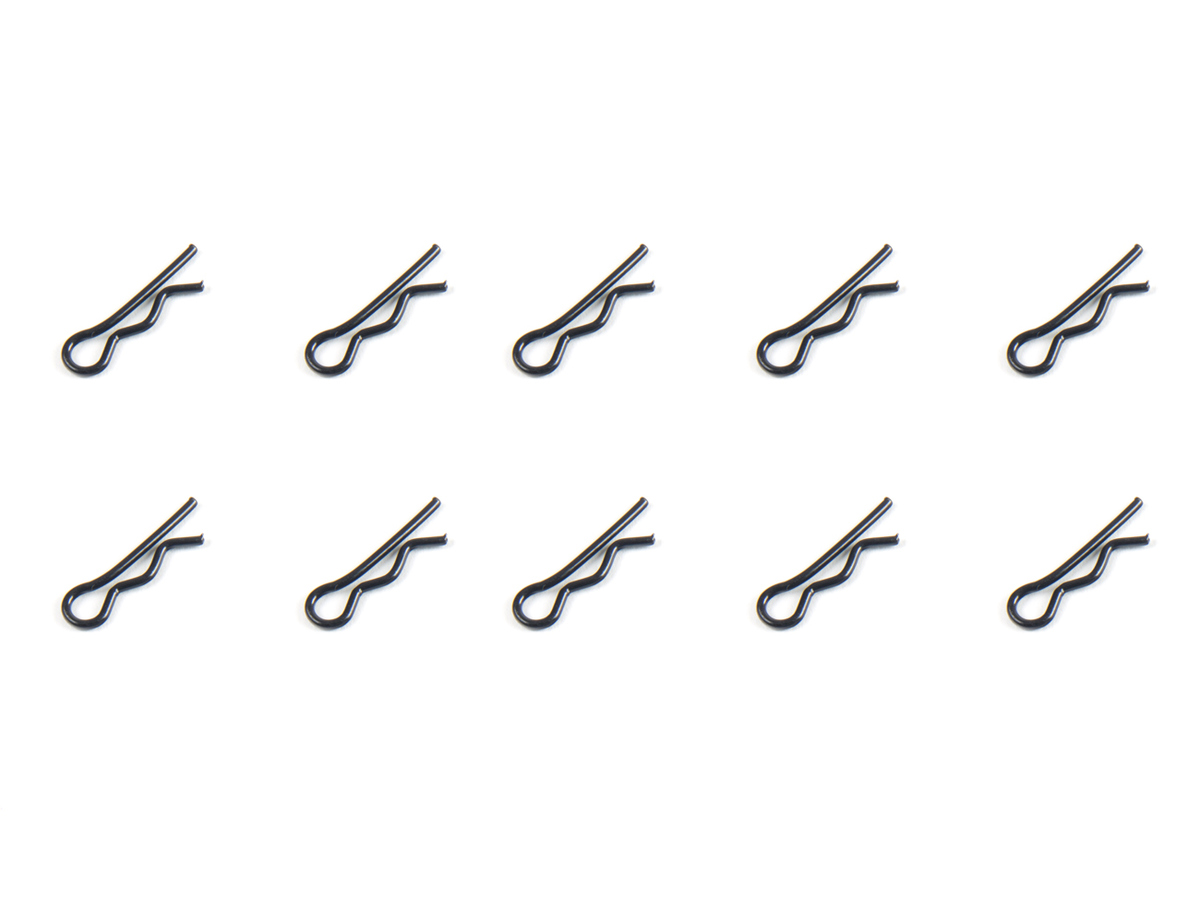 Body Clip 6mm Black (10)