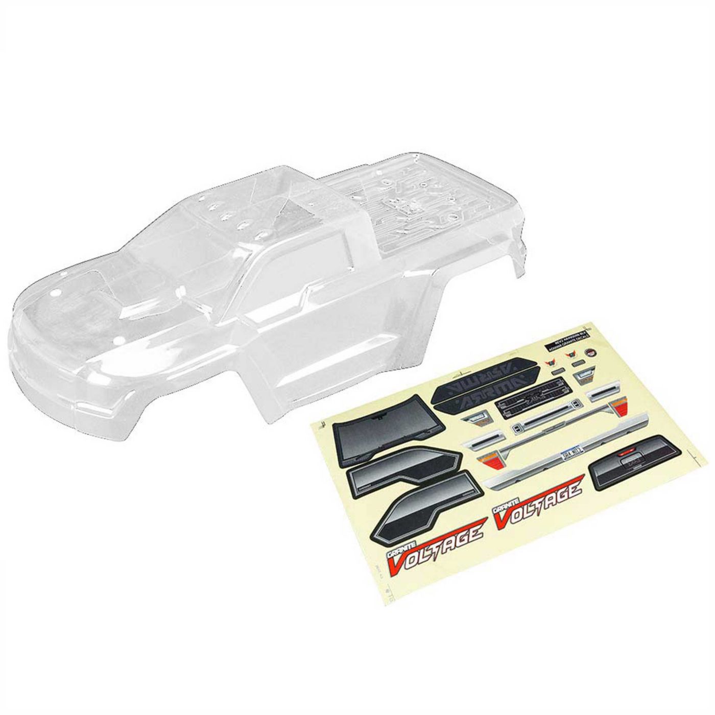 CleBodyshell w/Decals GRANITE-3