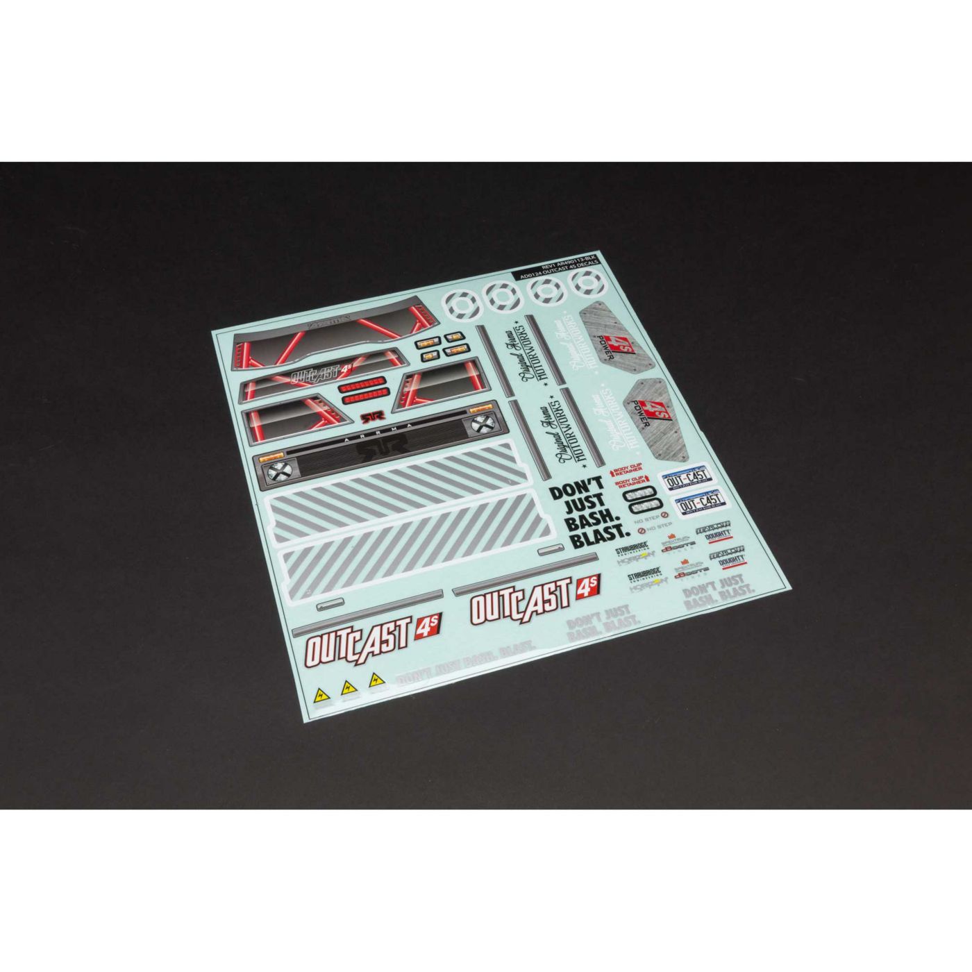 Outcast 4x4 Clear Body with Decals-2