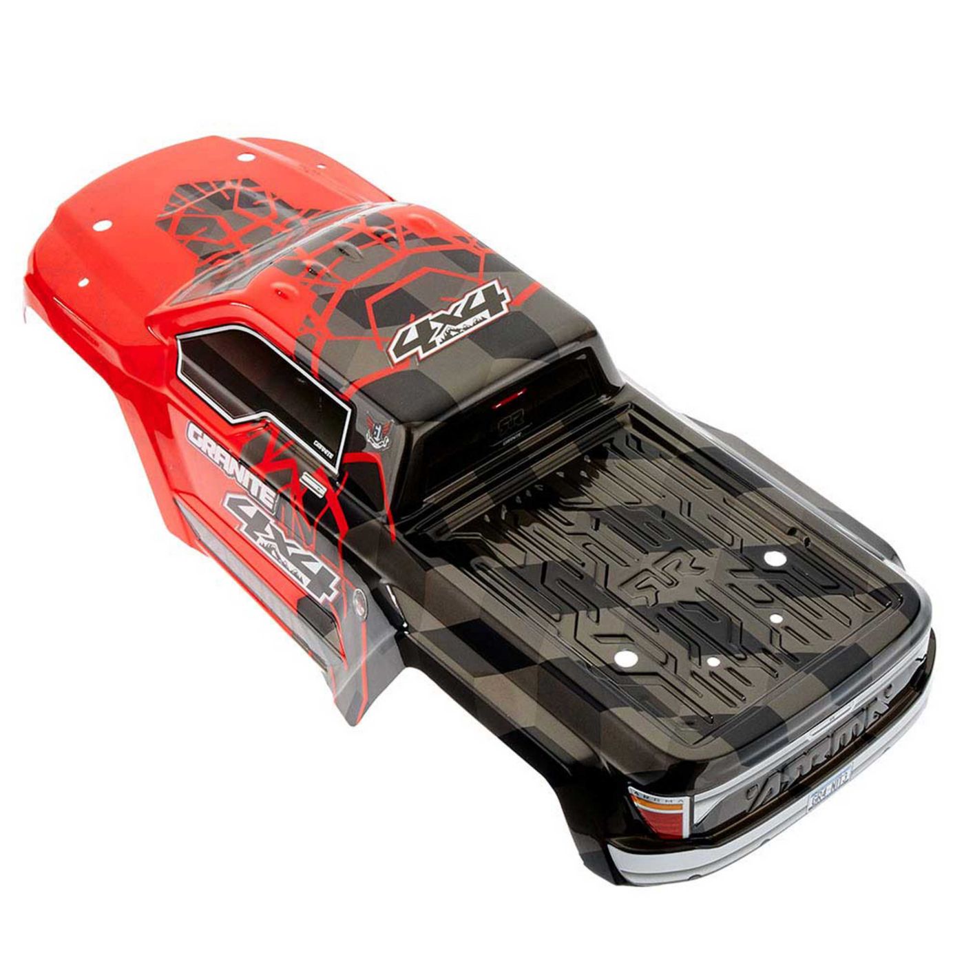 Body Pntd Decal Trim Red GRANITE 4x4 MEGA-2