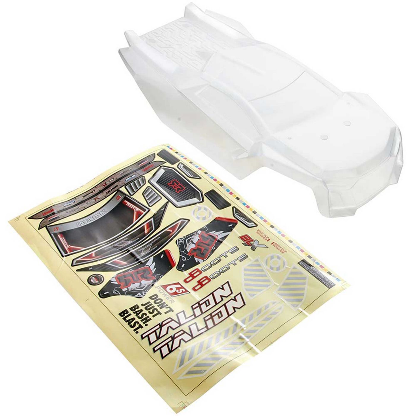 Body Clear W/Decal Window Mask Talion 6S-4