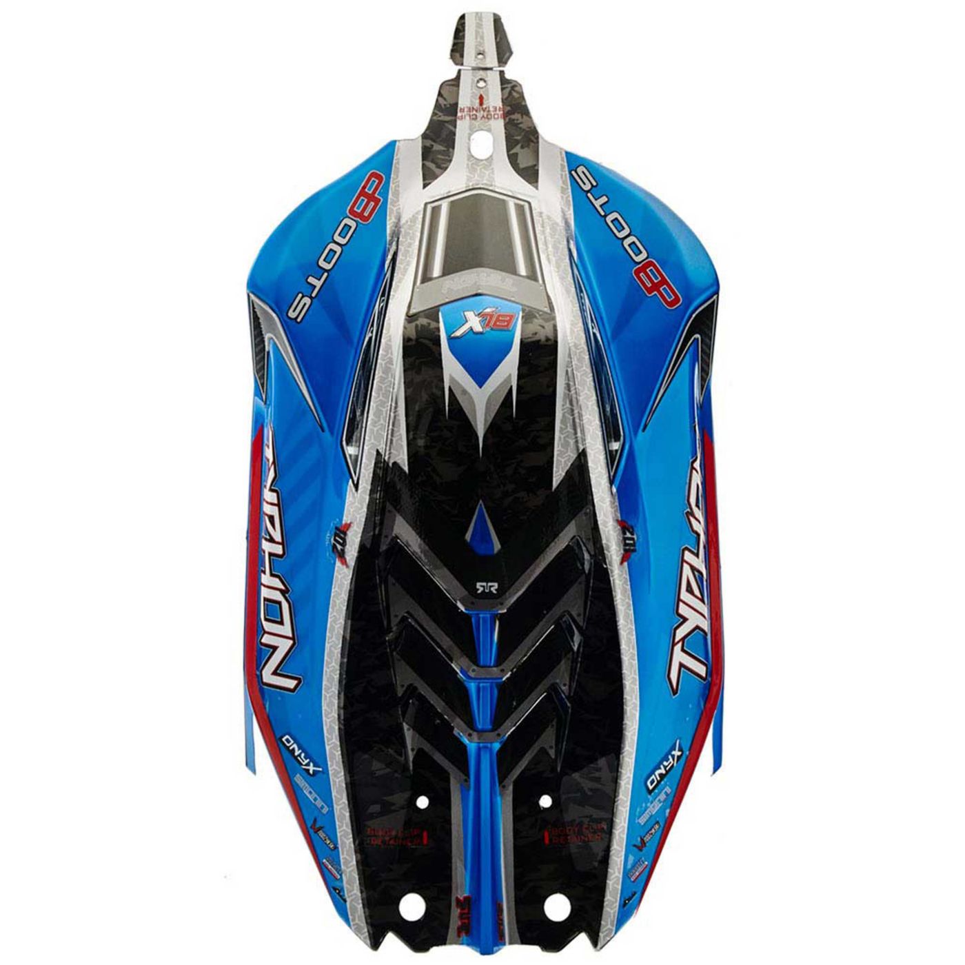 Body Blue Painted W/Decals Typhon 6S BLX-3