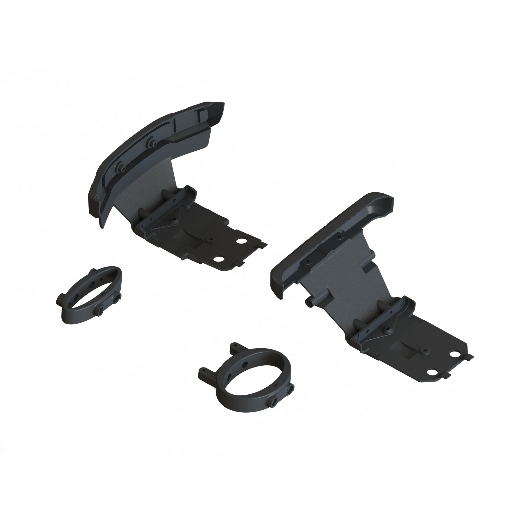 Front & Rear Bumper & Loop Set: BIG ROCK