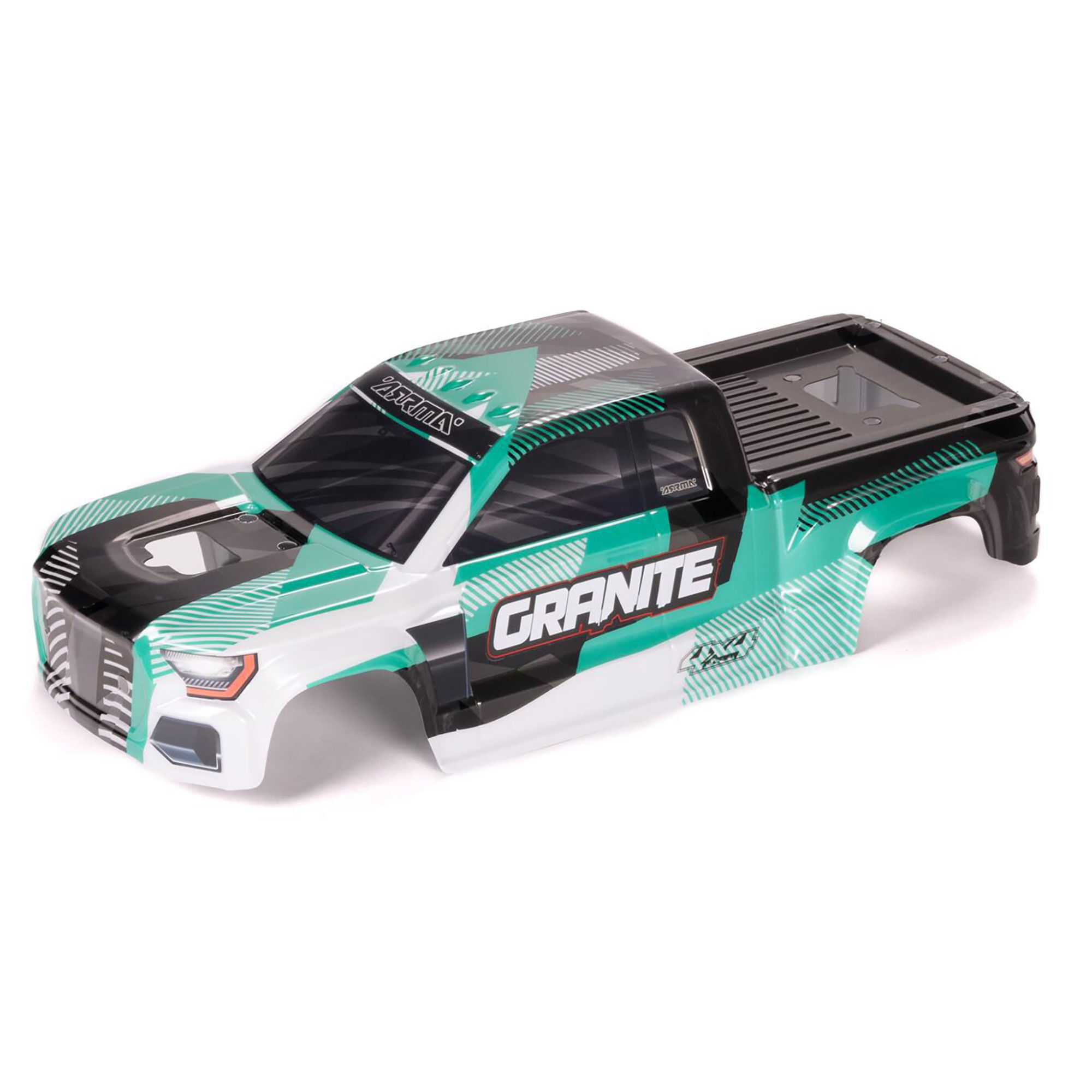 1/10 Clipless Painted Decaled Trimmed Body, Green/Black: GRA