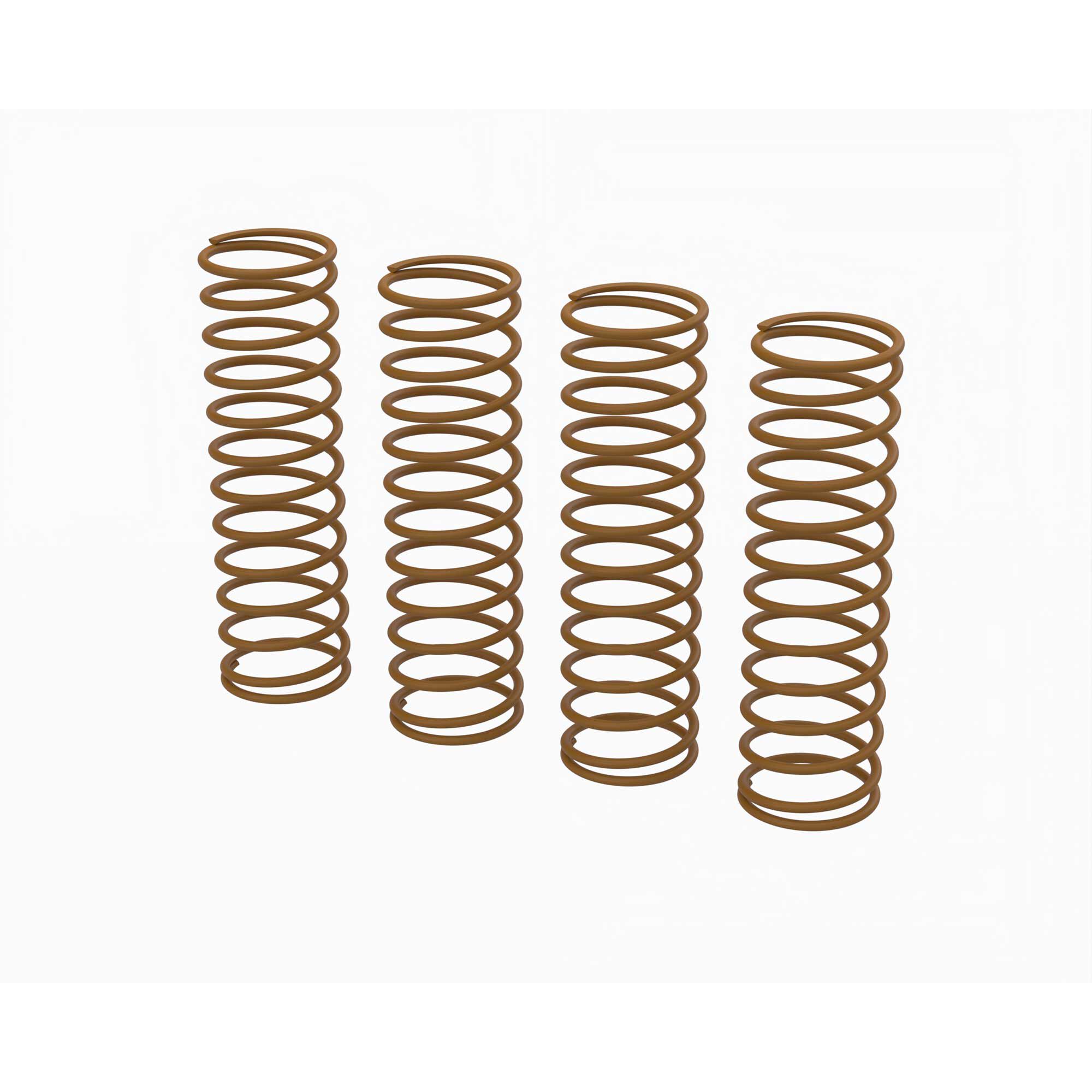 Shock Spring Set E, 50N/mm, Bronze (4): GROM
